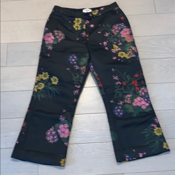 📌 ERDEM X H&M Jacquard Patterned Cropped Pants - Picture 2 of 6